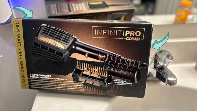 Amazon.com : INFINITIPRO BY CONAIR 3-in-1 Styling Hair Dryer